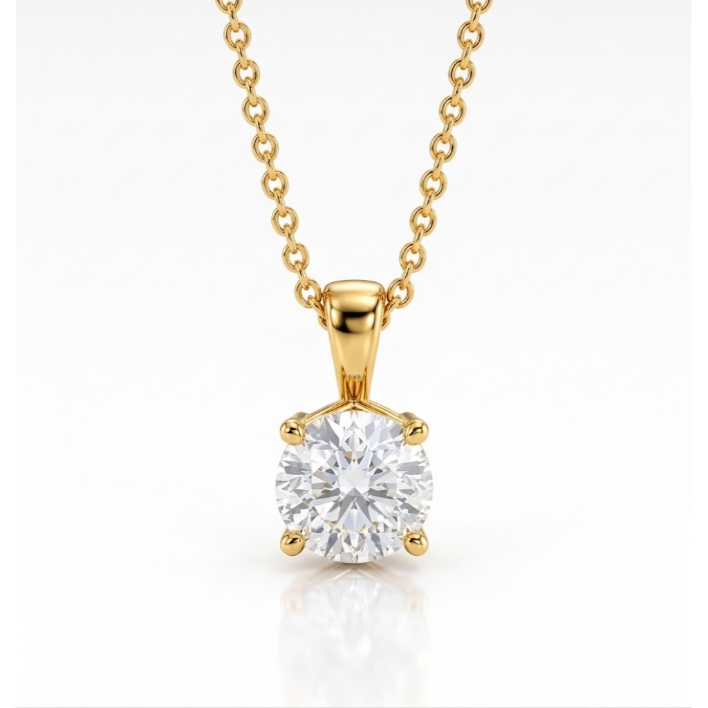 Majestic Solitaire Necklace