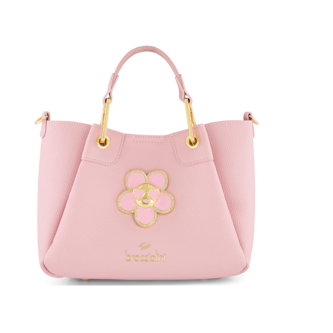 Amy Bijoux Pink Top Handle Bag
