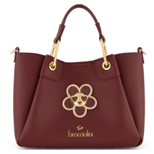 Amy Bijoux Red Top Handle Bag