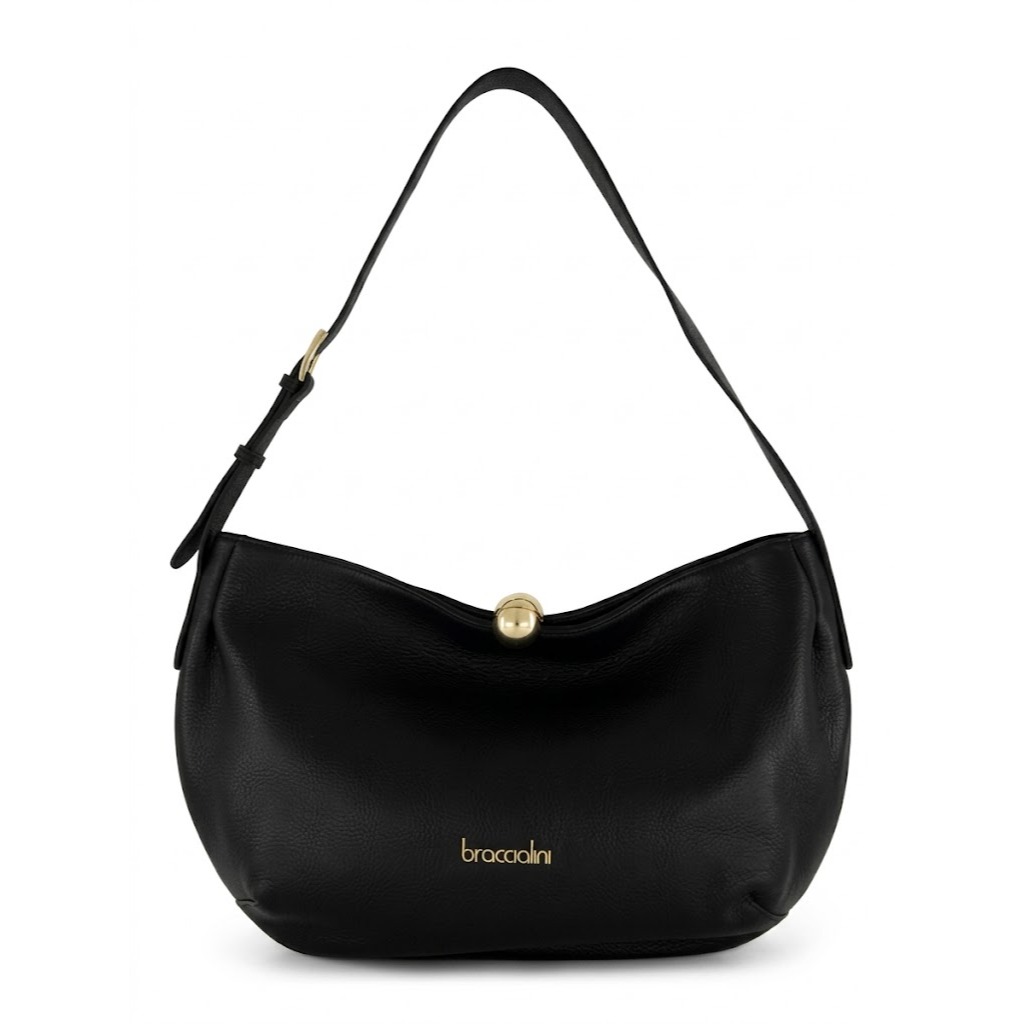 Ariel Black Hobo Bag