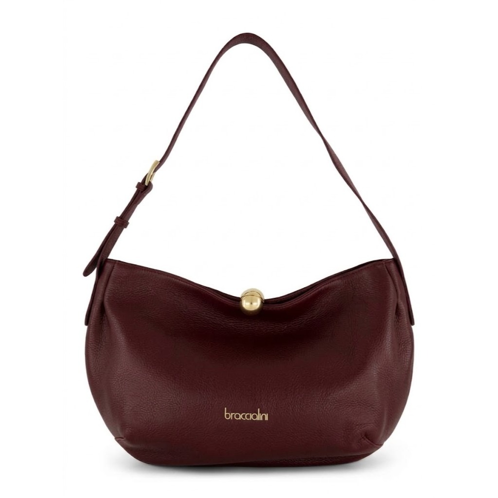 Ariel Red  Hobo Bag