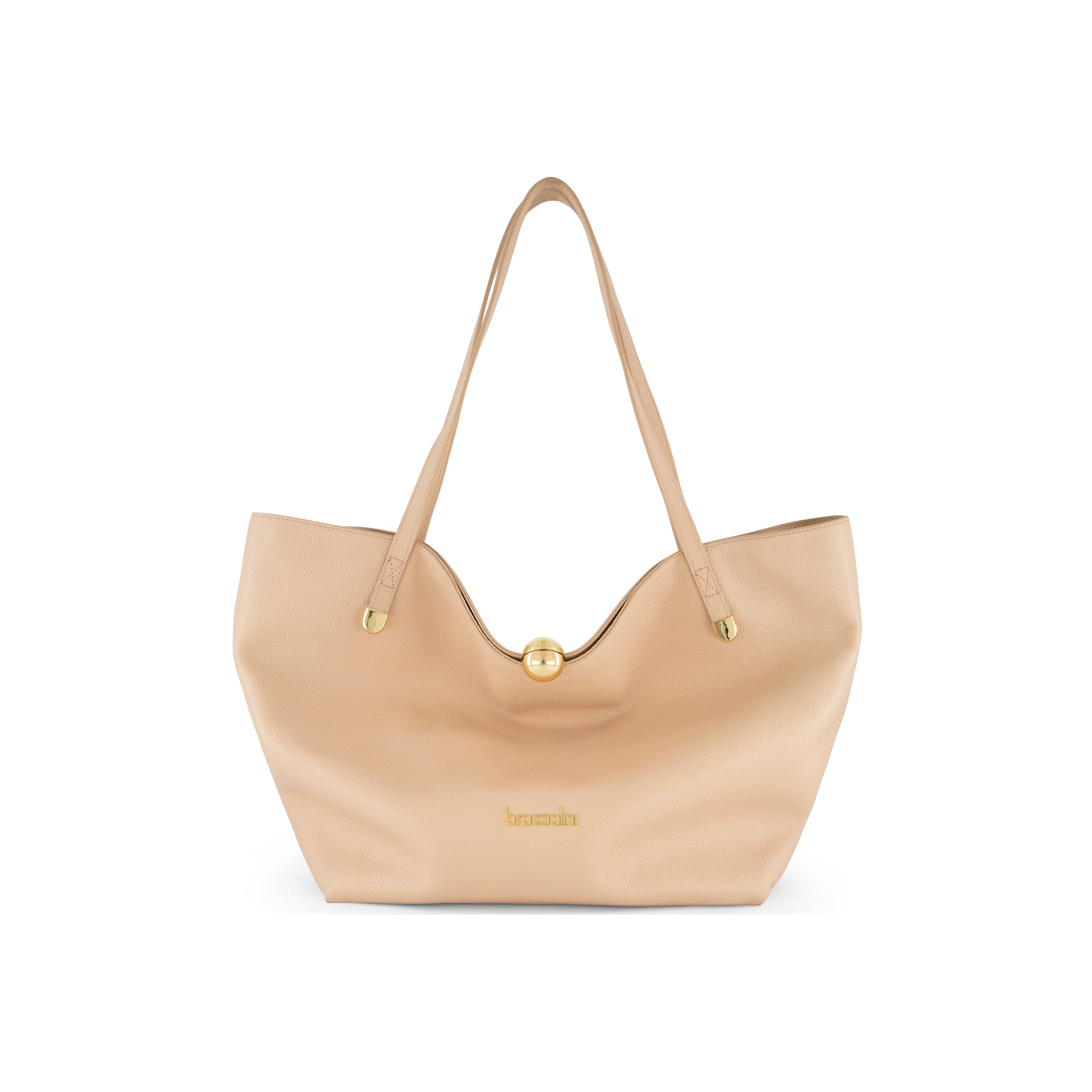 Ariel Beige Tote Bag