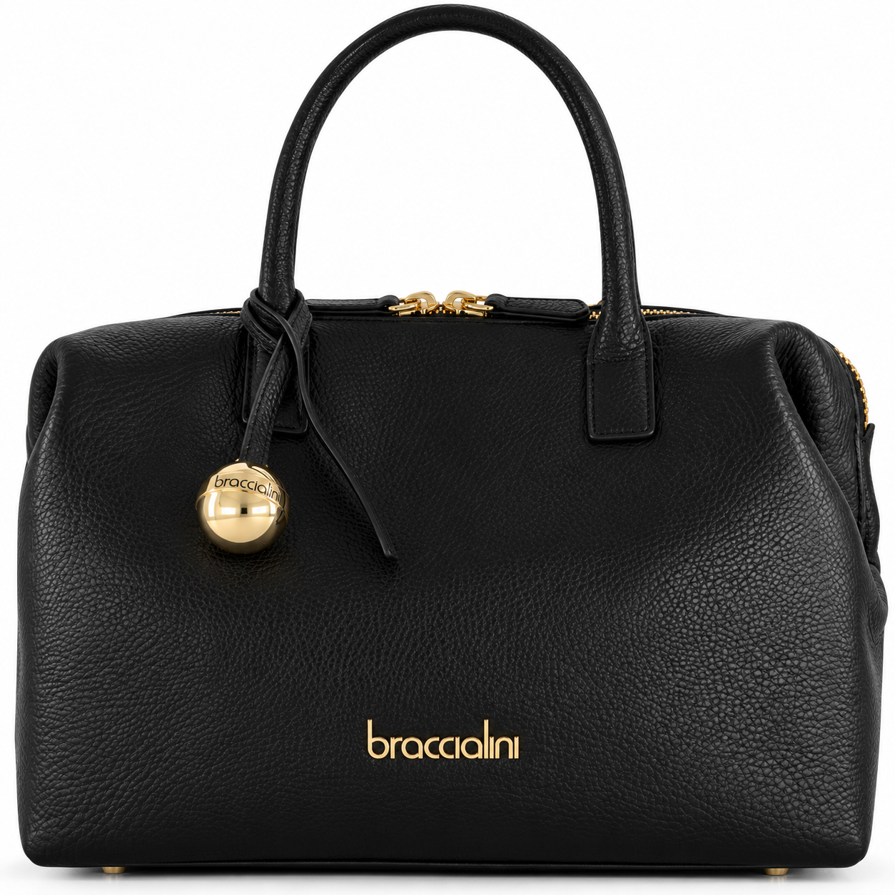 Ariel Black Bowling Bag