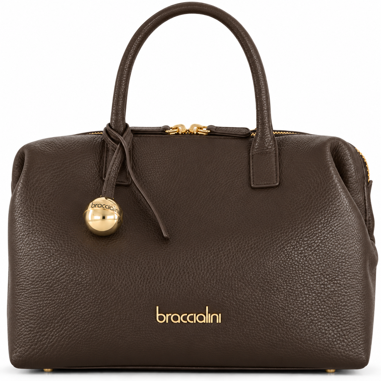Ariel Brown Bowling Bag