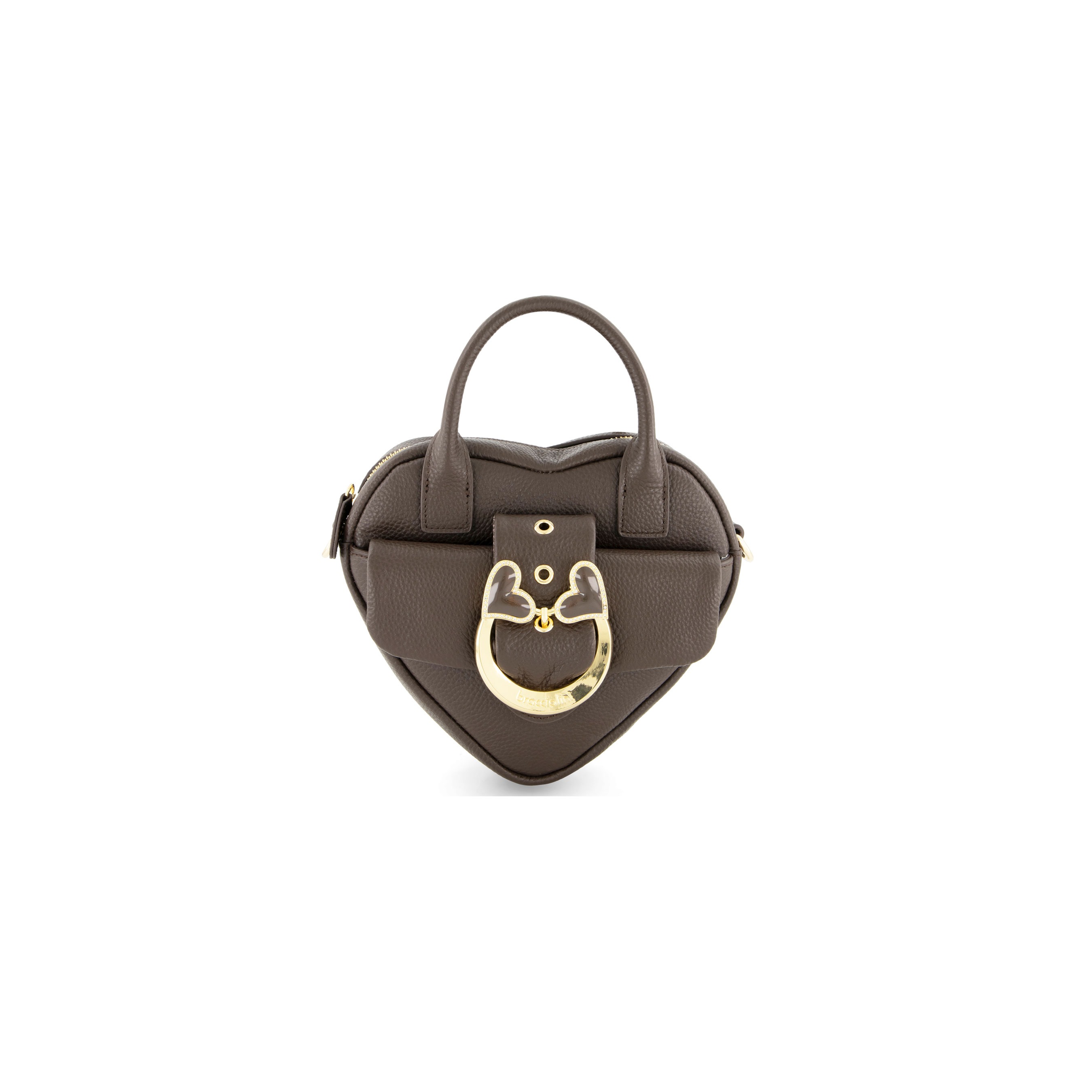 Baroque Brown Heart Mini Bag