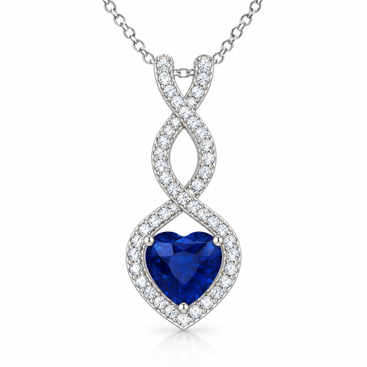 Kiçh Aura Infinite Heart Diamond Pendant