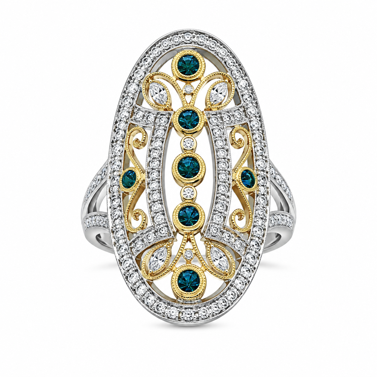 TruAmore Opulent Exotic Arabesque Rings