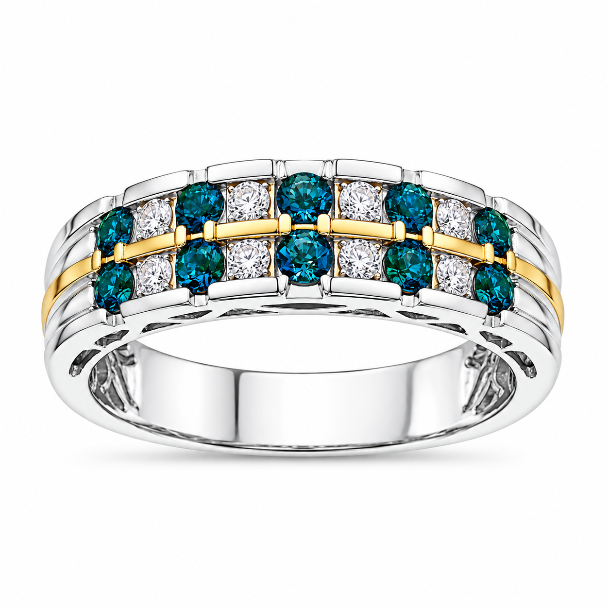 TruAmore Vibrant Exotic Riviera Rings