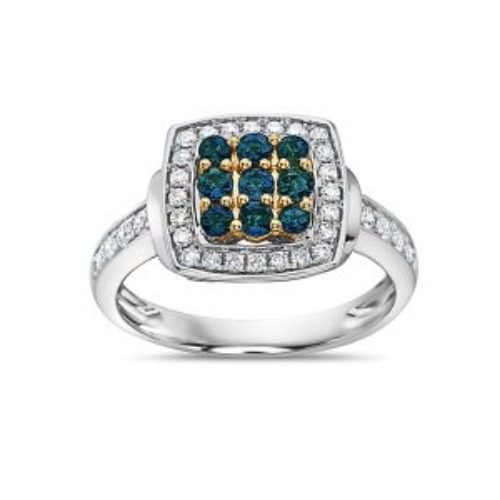 TruAmore Regal EXOTIC Teal Rings