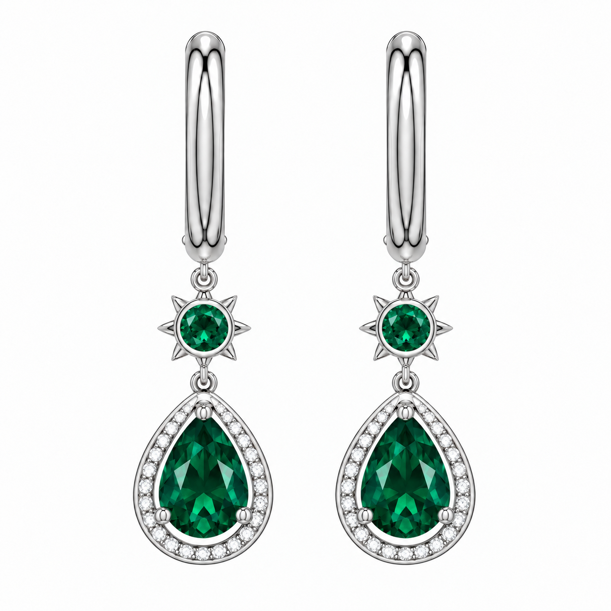 Kiçh Aura Celestial Solstice Teardrop Earrings