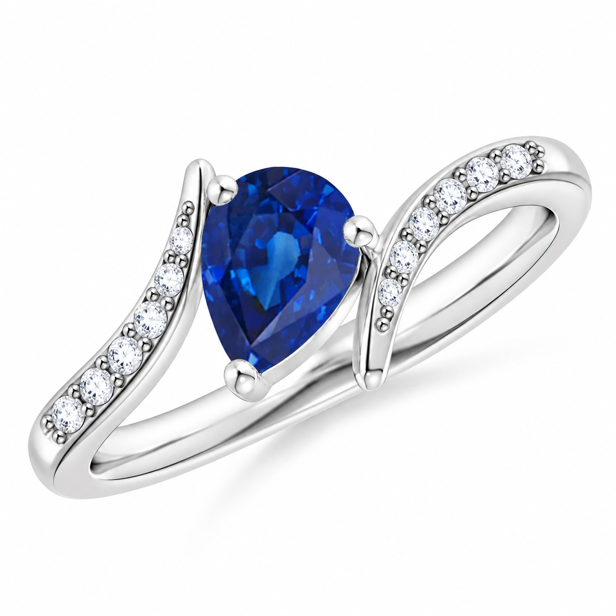 Kiçh Aura Celestial Embrace Pear Cut Ring