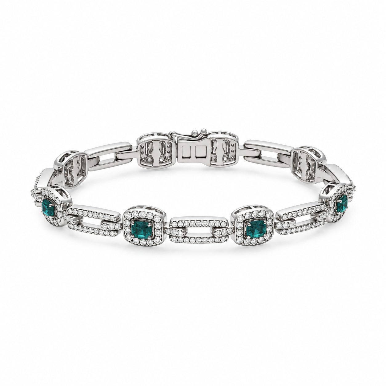 Exotics Teal Radiance Bracelet